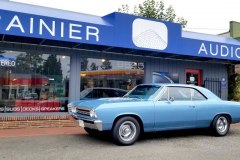 Clean '67 Chevelle with goal of tasteful audio system
